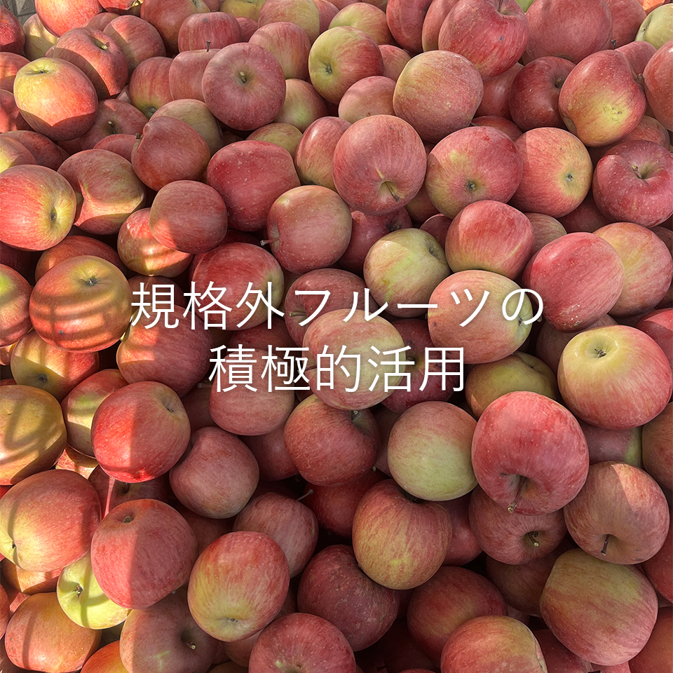 規格外フルーツの積極的活用